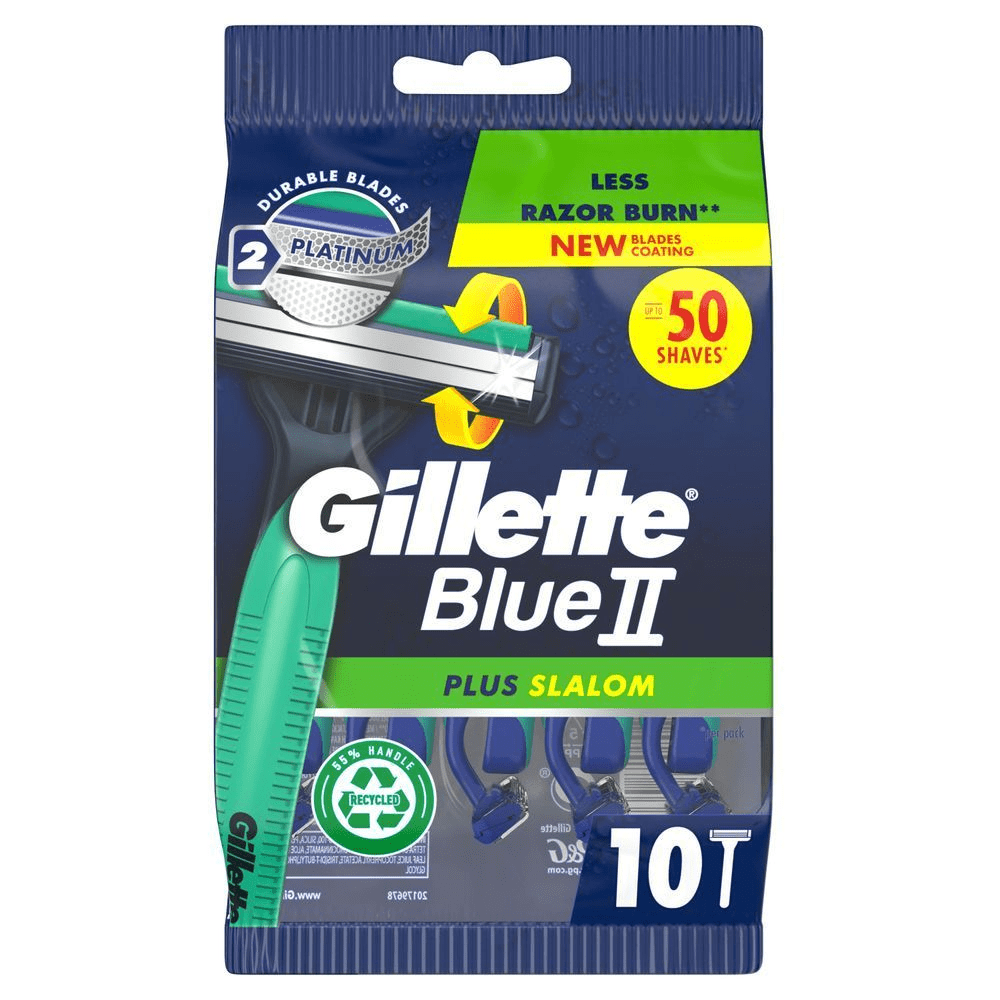 Bild: Gillette Blue II Plus Einwegrasierer 
