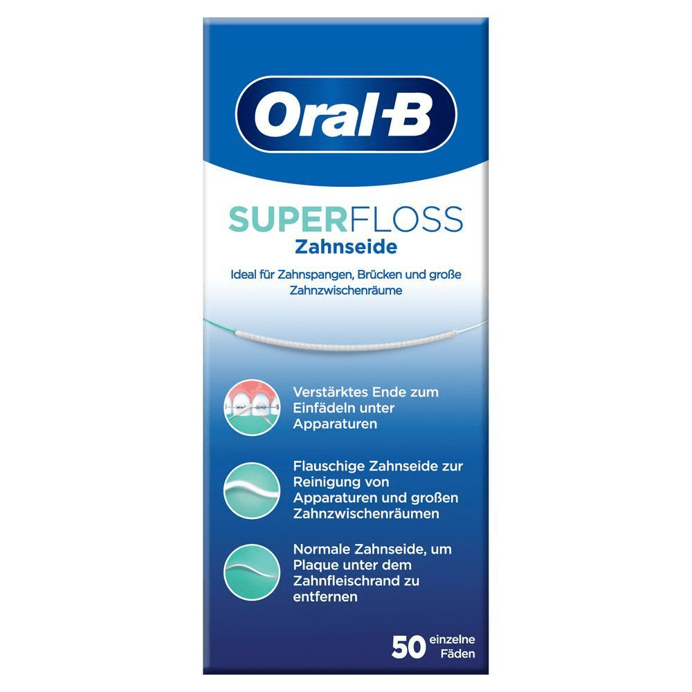 Bild: Oral-B Super-Floss Zahnseide 