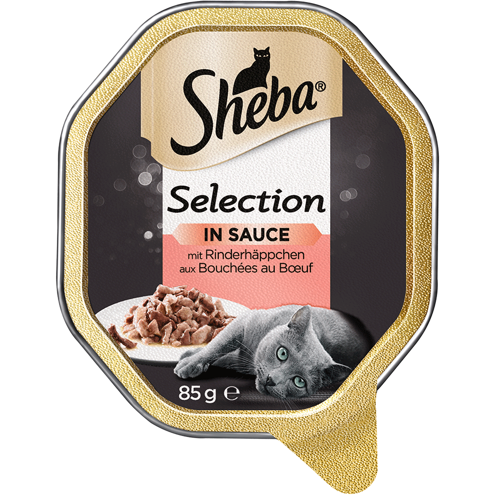 Bild: Sheba Selection in Sauce Rinderhäppchen 