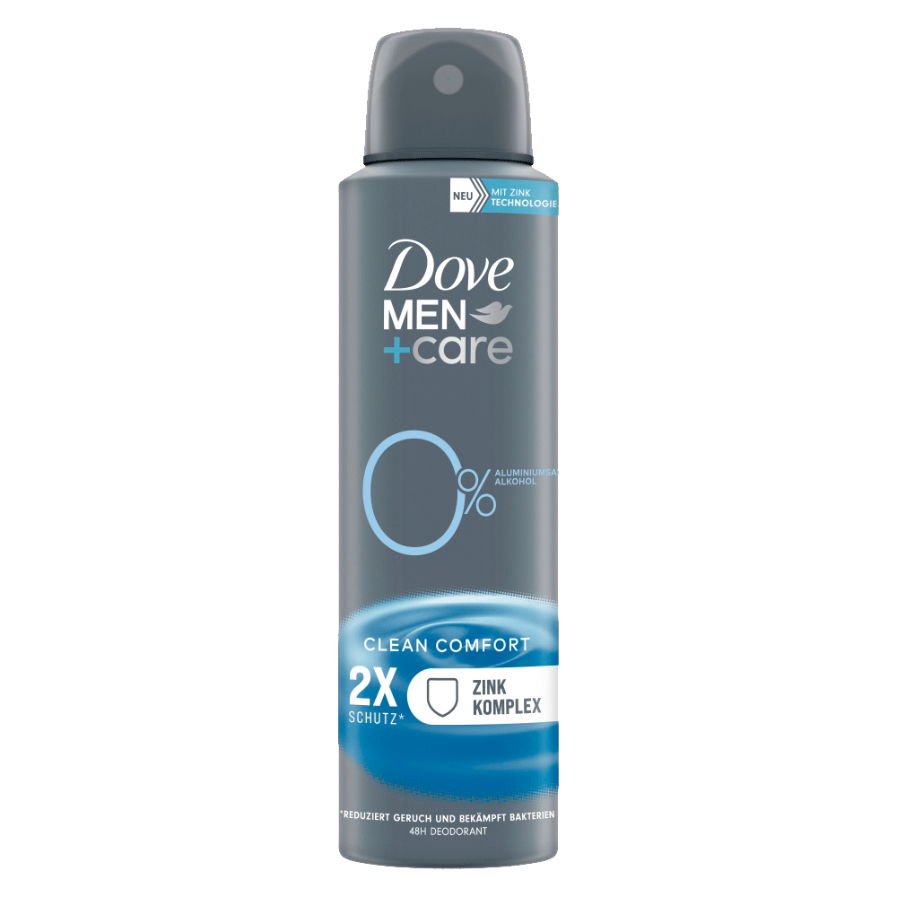 Bild: Dove MEN+CARE Deo Spray Clean Comfort 0% 