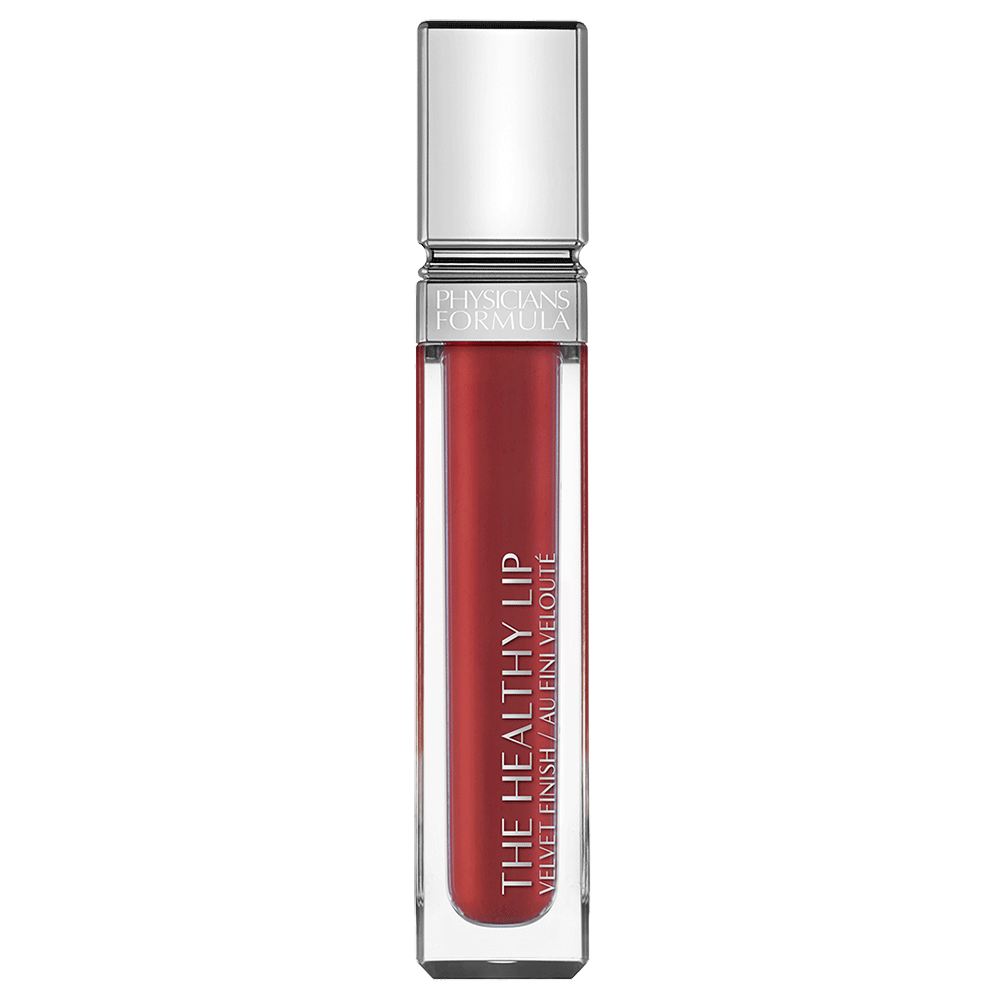 Bild: Physicians Formula The Healthy Lip Velvet Liquid Lipstick red-storative effects