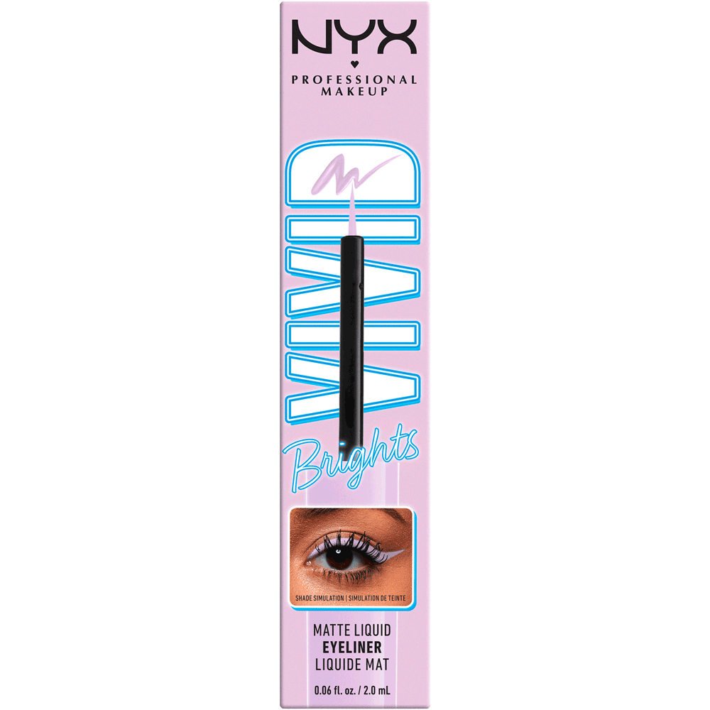 Bild: NYX Professional Make-up Vivid Bright Liquid Liner lilac link