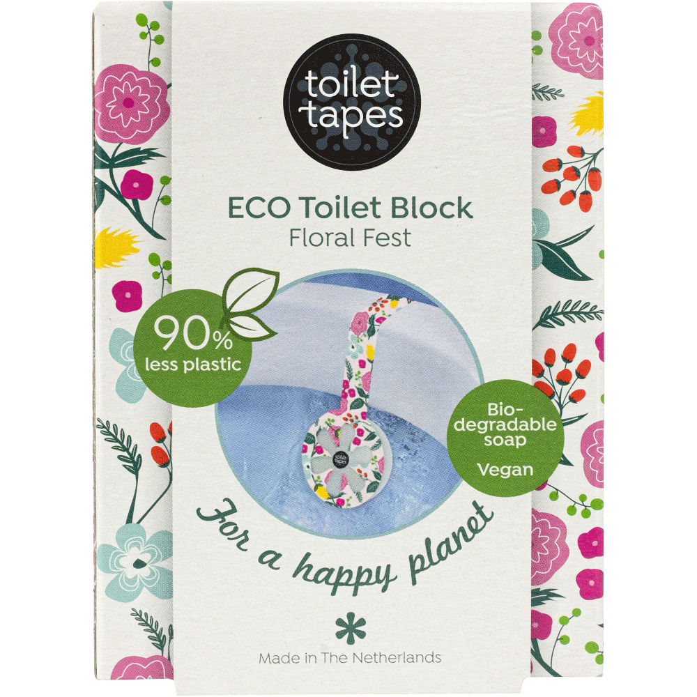 Bild: Toilet Tapes ECO Toilettenblock Floral Fest 