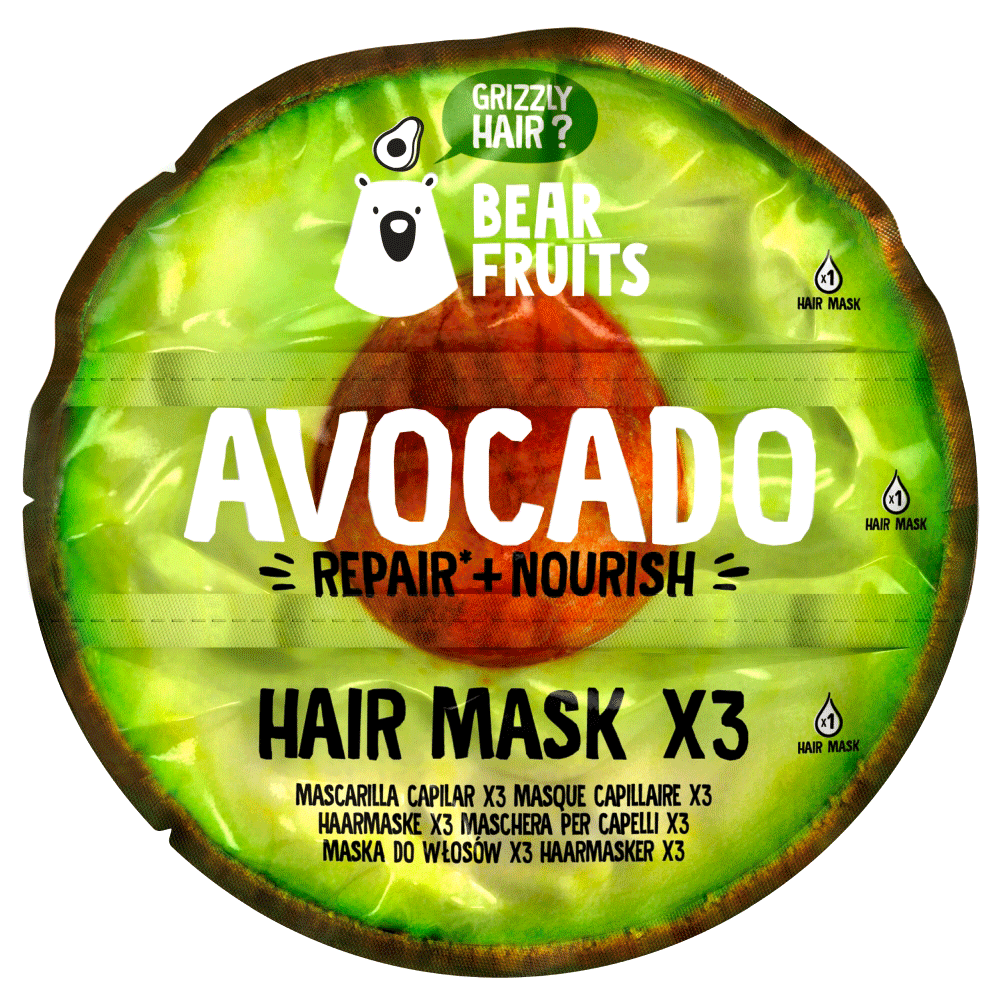 Bild: Bear Fruits Avocado Reparatur Nährpflege Haarmaske 
