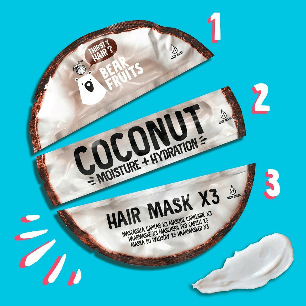 Bild: Bear Fruits Coconut Feuchtigkeit Hydration Haarmaske 