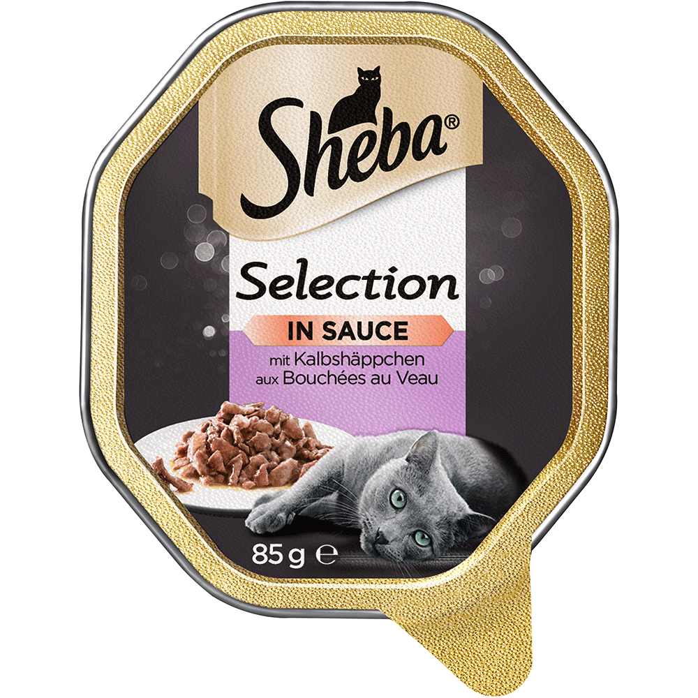 Bild: Sheba Selection in Sauce Kalbshäppchen 