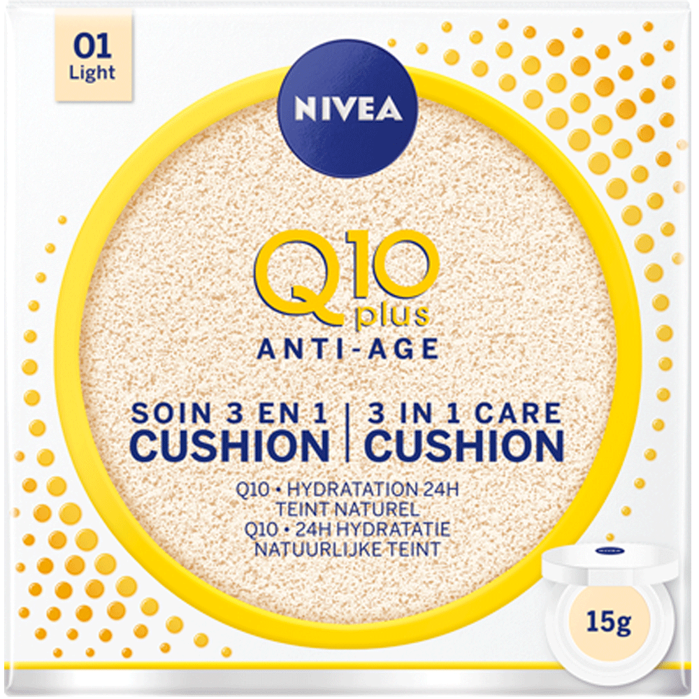 Bild: NIVEA Q10 Anti-Age 3 in 1 Care Cushion Light 