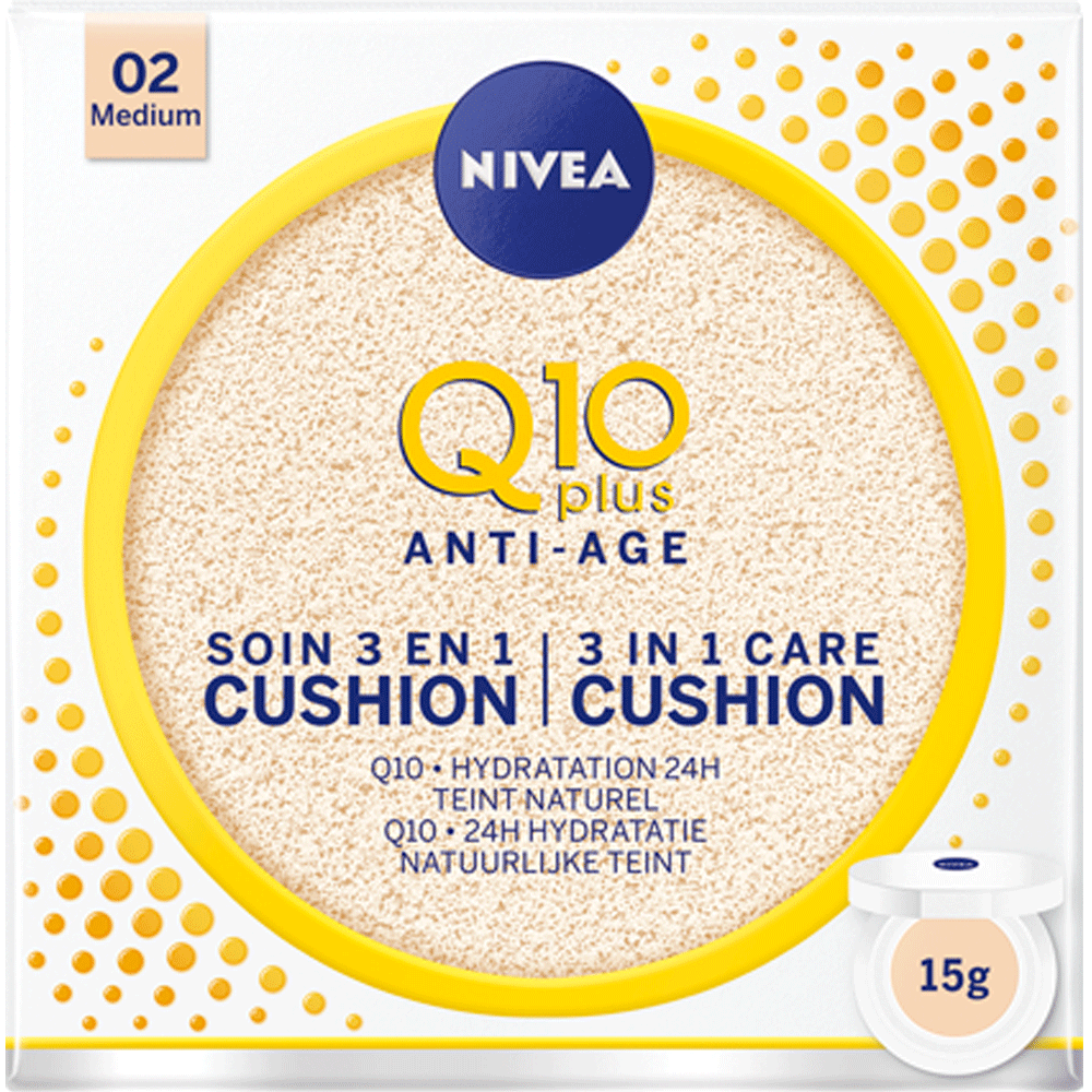 Bild: NIVEA Q10 Anti-Age 3 in 1 Care Cushion Medium 