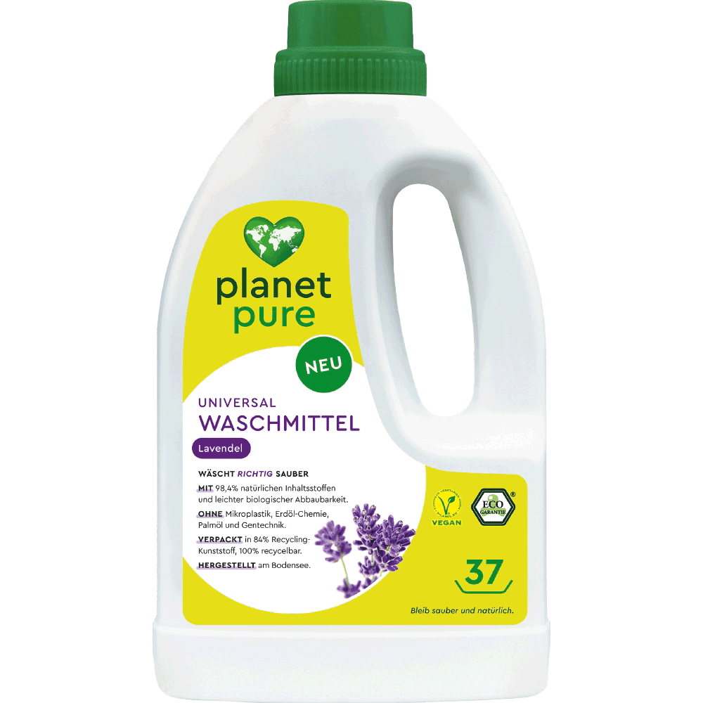 Bild: Planet Pure Universal Waschmittel Lavendel 