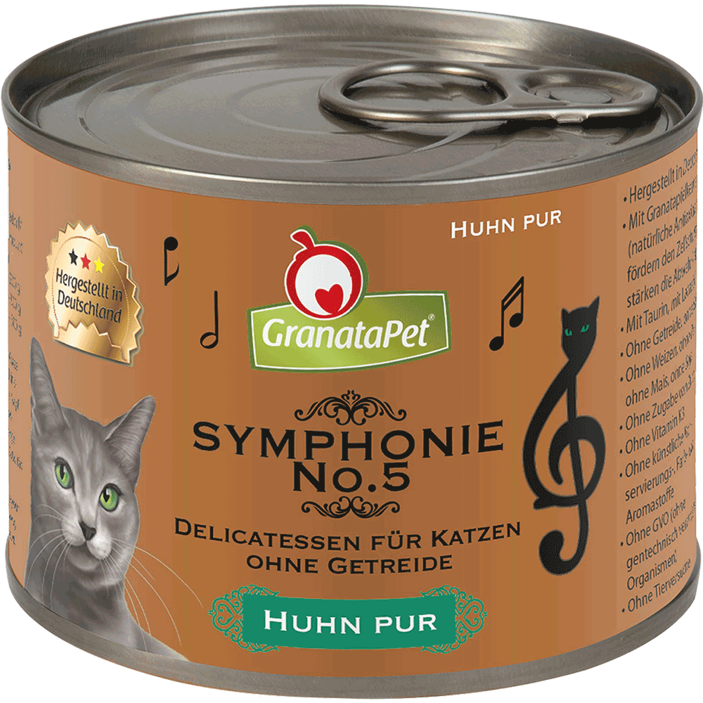 Bild: GranataPet Symphonie No. 5 Huhn Pur Katzenfutter 
