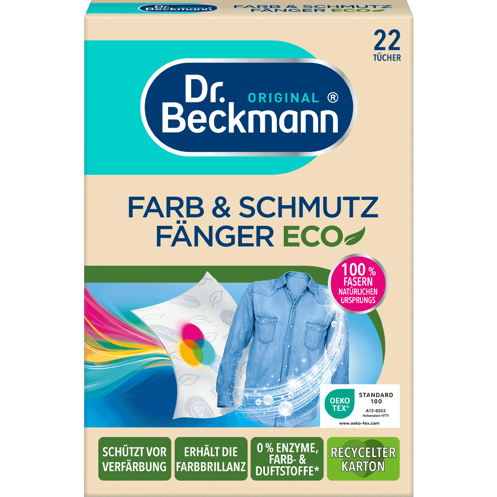 Bild: Dr. Beckmann Farb & Schmutz Fänger ECO Tücher 