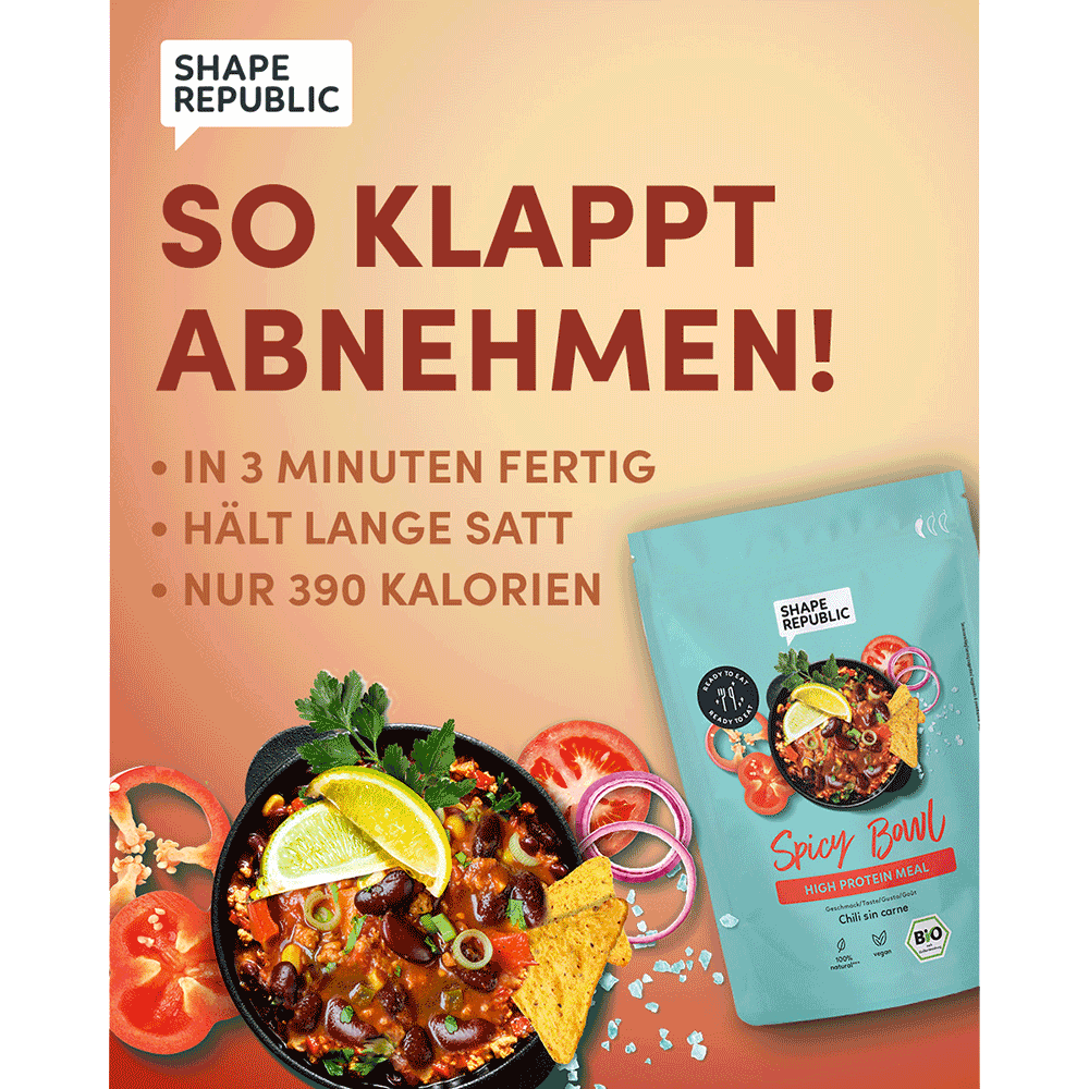 Bild: SHAPE REPUBLIC High Protein Meal Spicy Bowl 