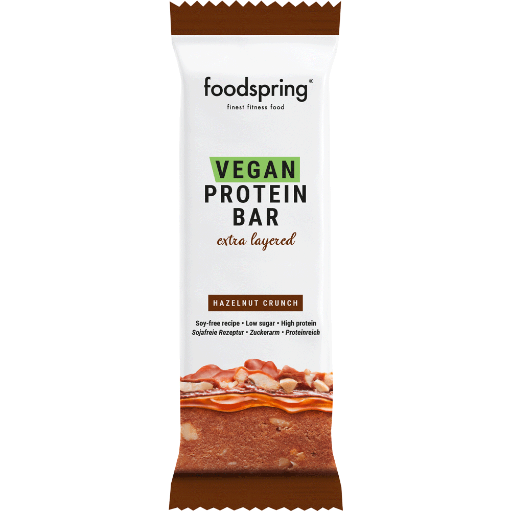 Bild: foodspring Vegan Protein Riegel Hazelnut Crunch 