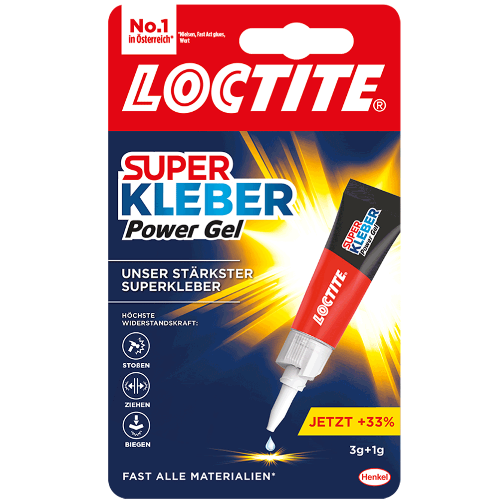 Bild: LOCTITE Superkleber Power Gel 
