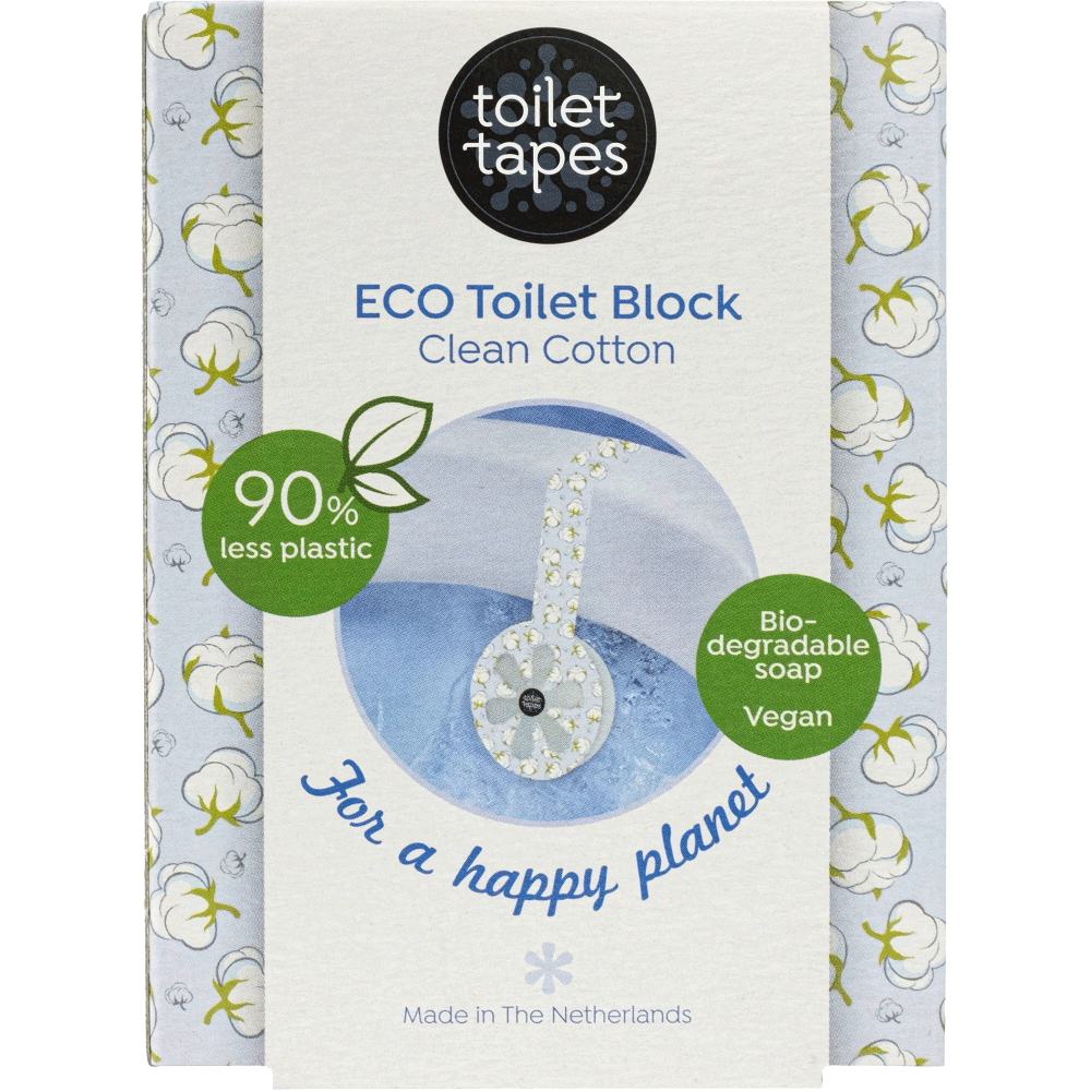 Bild: Toilet Tapes ECO Toilettenblock Clean Cotton 