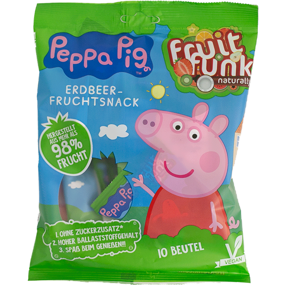 Bild: Fruit Funk Peppa Pig Multibag 10x10g 
