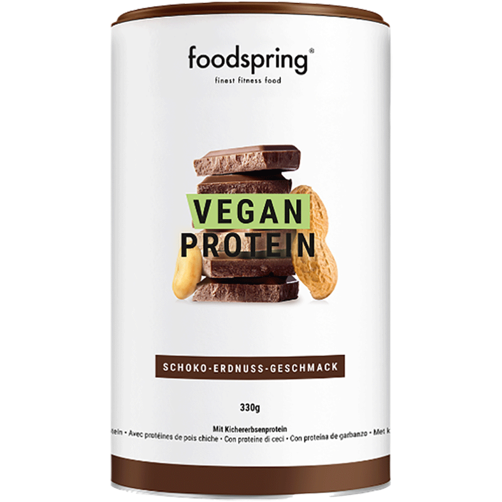 Bild: foodspring Vegan Protein Whey Chocolate Peanut 