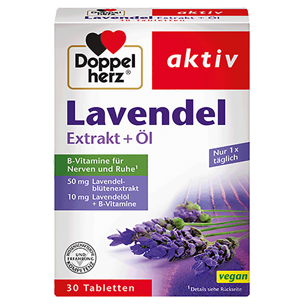 Bild: DOPPELHERZ Lavendel Extrakt + Öl 