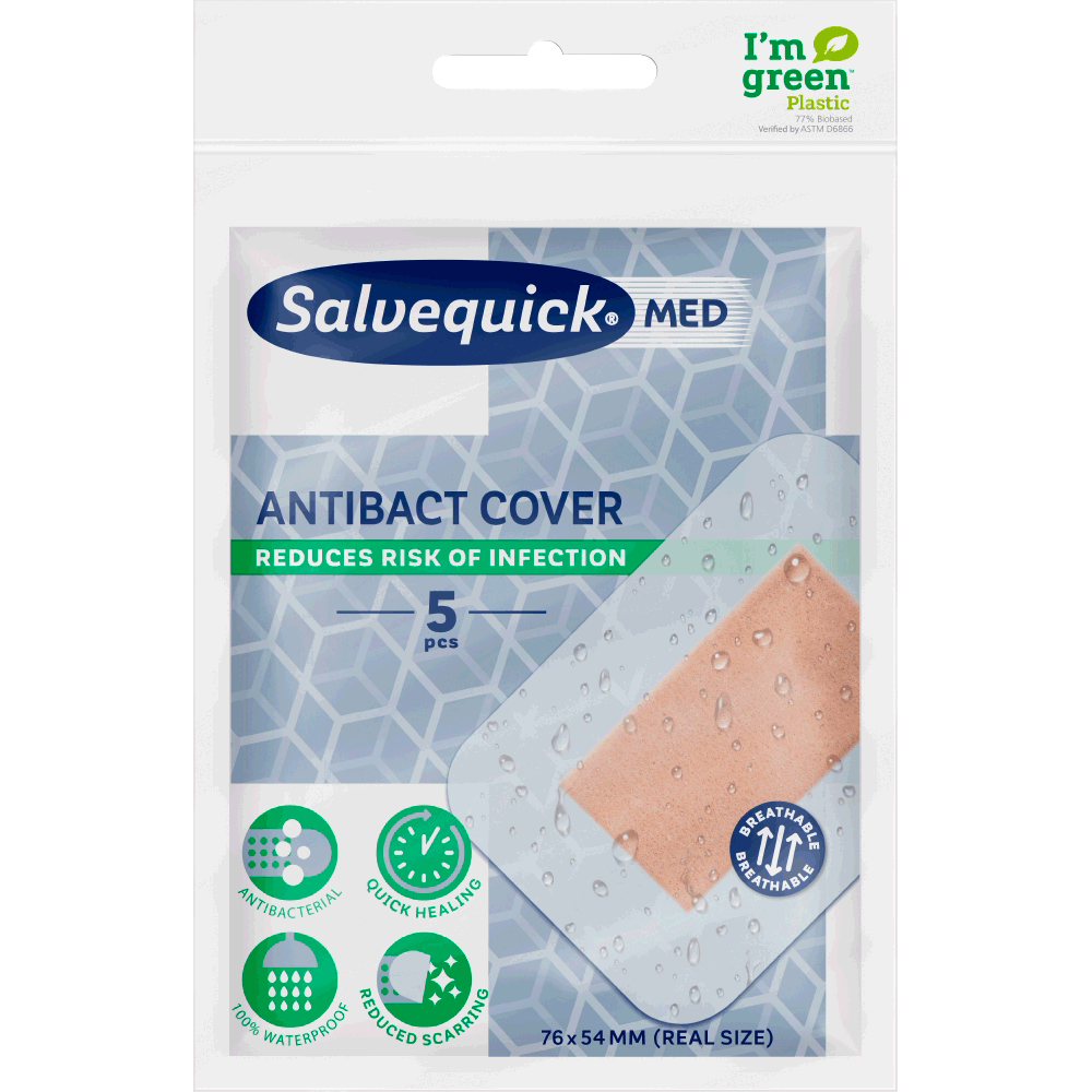 Bild: Salvequick Antibakterielles Pflaster 