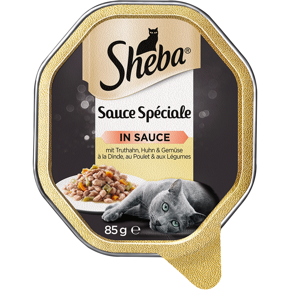 Bild: Sheba Sauce Spéciale mit Truthahn & Gemüse 