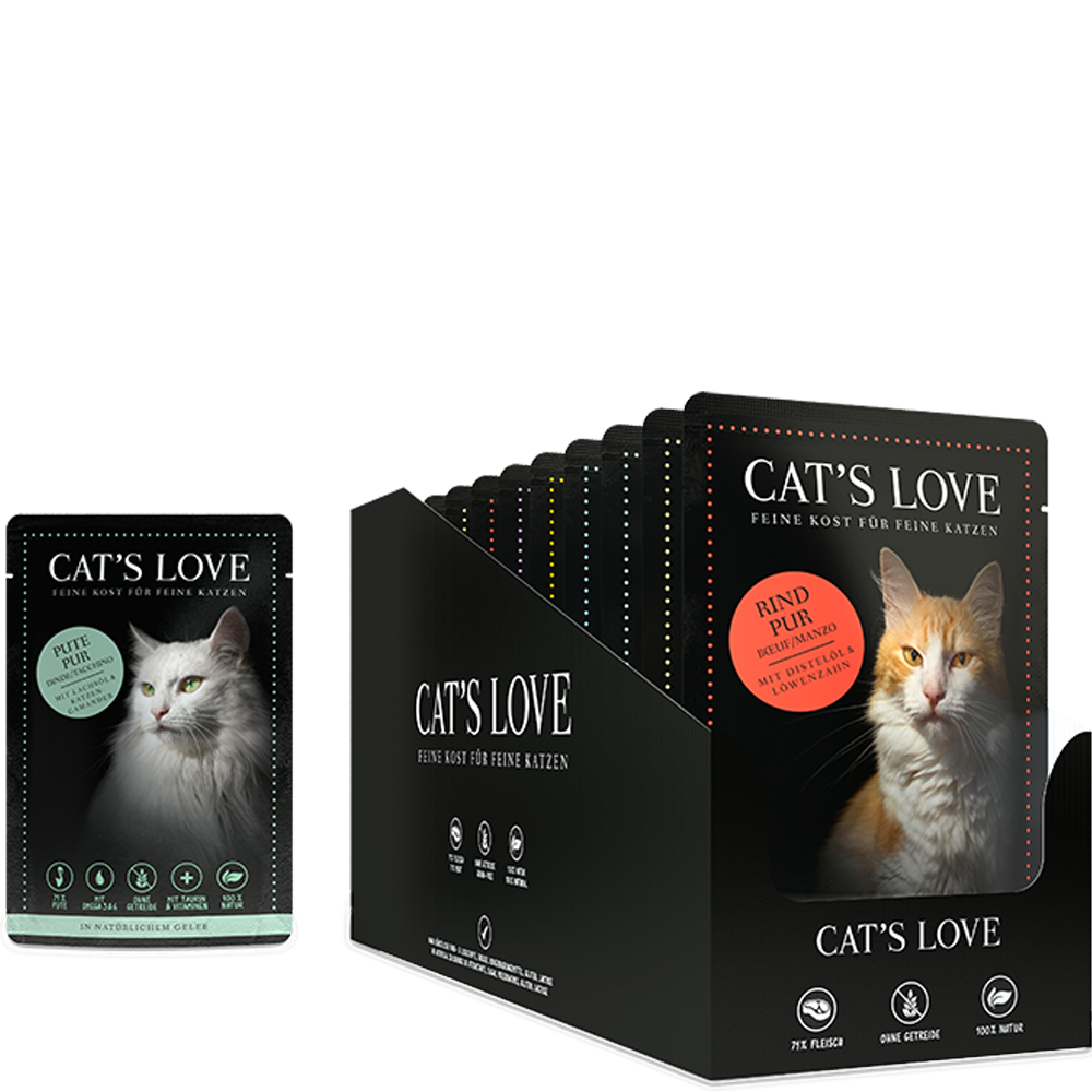 Bild: CAT'S LOVE Multipack Katzenfutter 