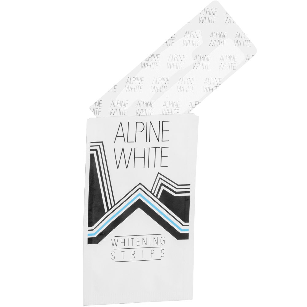 Bild: Alpine White Whitening Strips Zahnaufhellung 