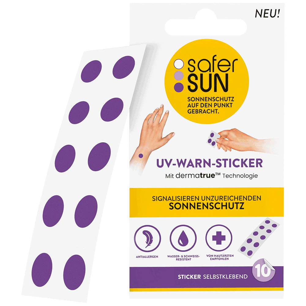 Bild: safer SUN UV-Warn-Sticker 