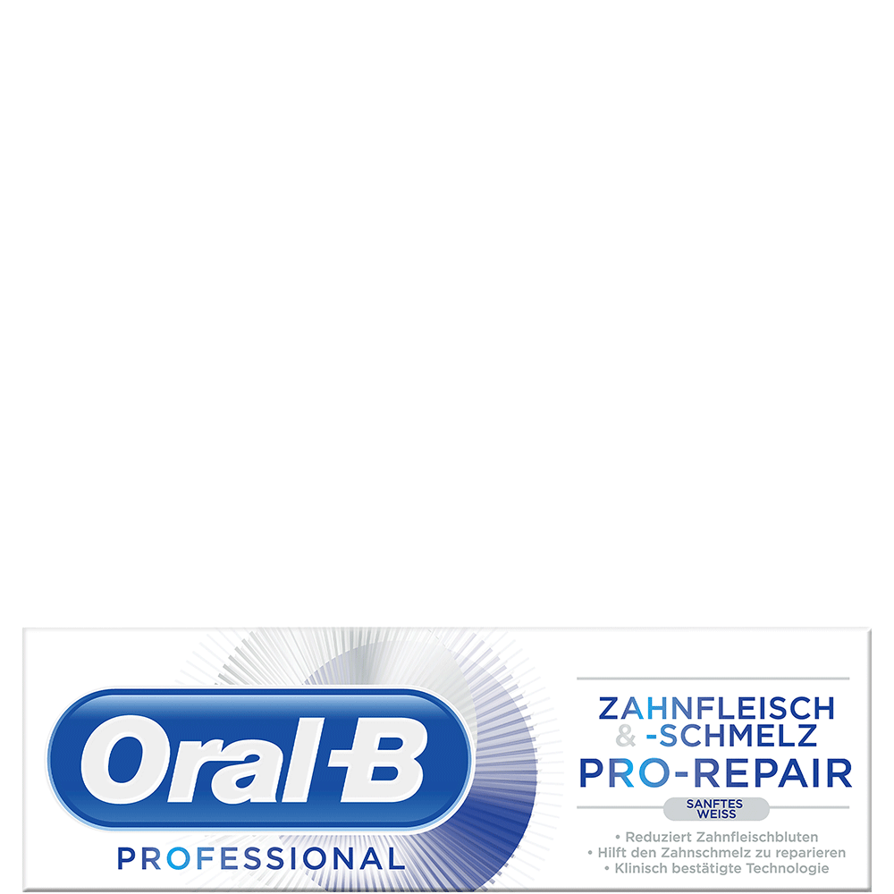 Bild: Oral-B Professional Zahnfleisch und -schmelz Pro-Repair Zahnpasta 