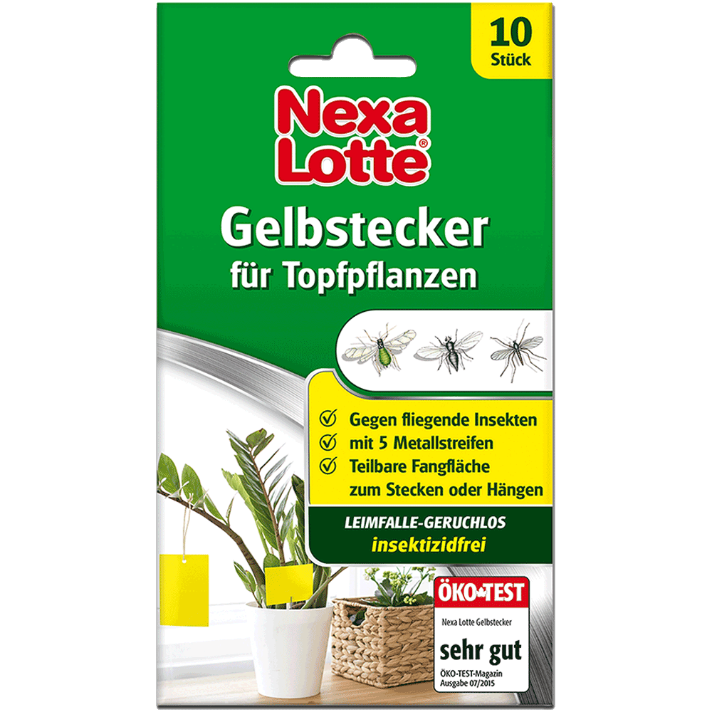 Bild: Nexa Lotte Gelbstecker für Topfpflanzen 