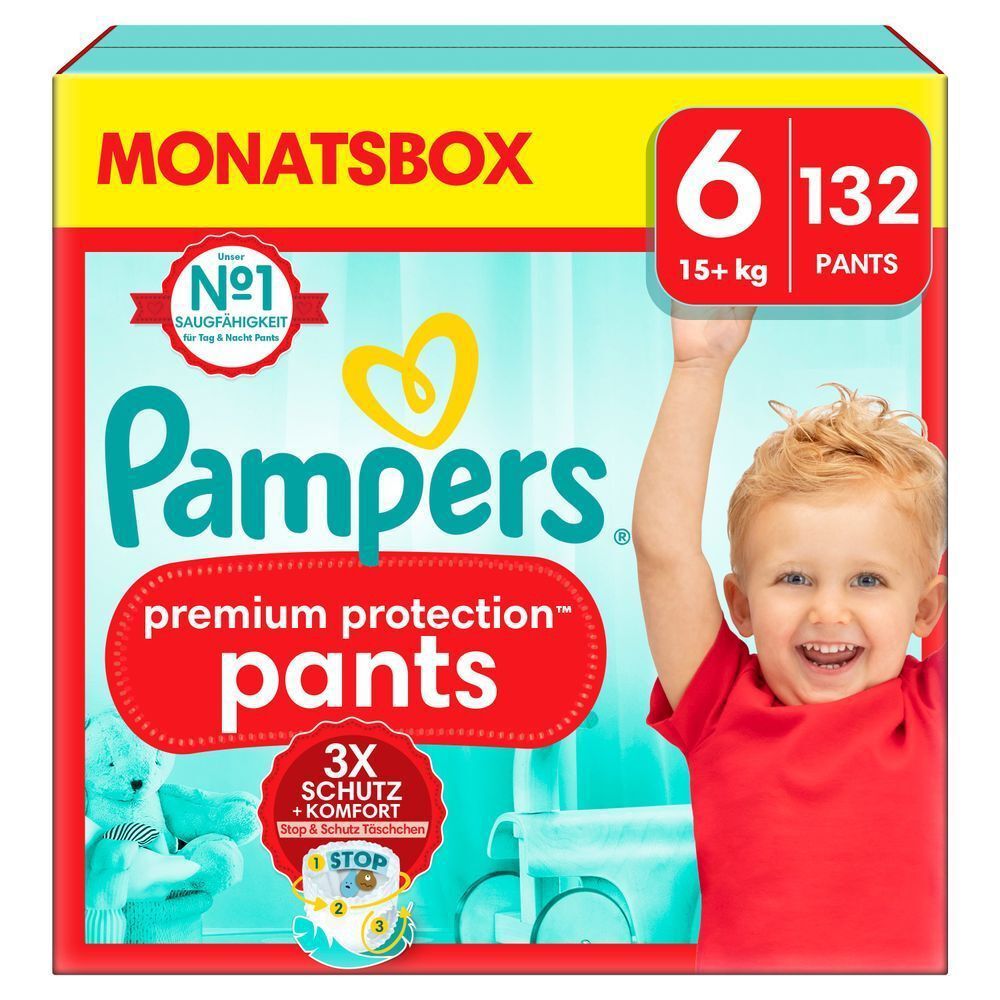 Bild: Pampers Premium Protection Pants Größe 6, 15kg+ 