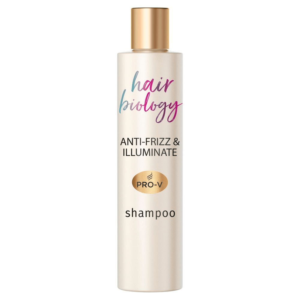 Bild: hair biology Anti-Frizz & Illuminate Shampoo 