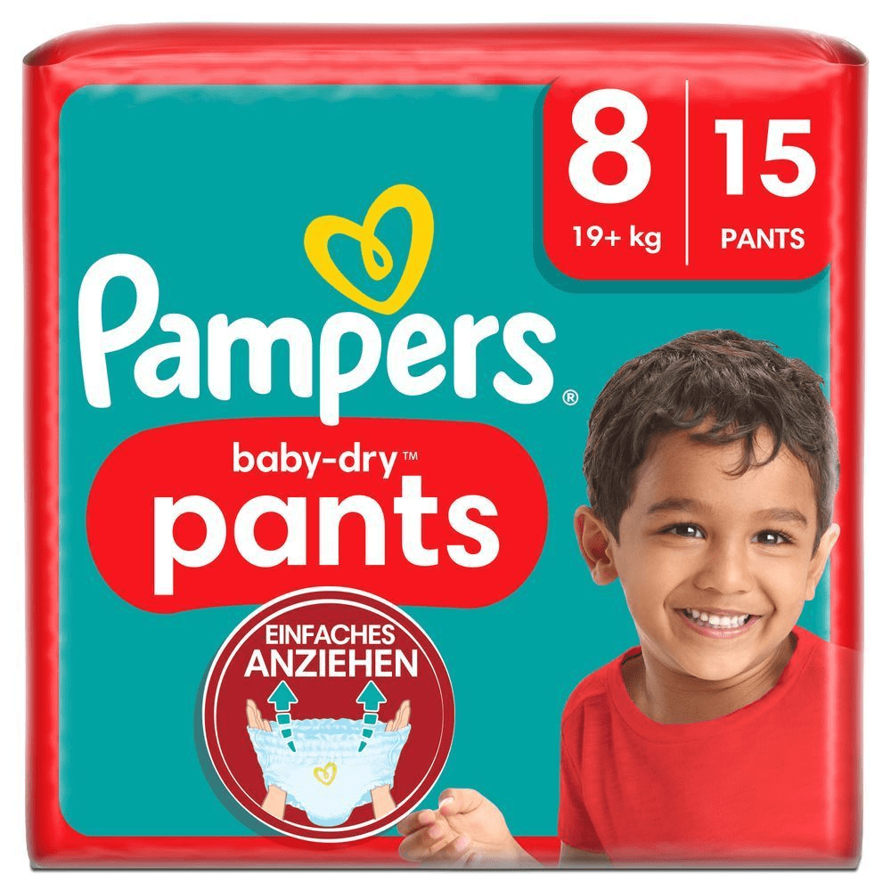 Bild: Pampers Baby-Dry Pants Größe 8, 19kg+ 