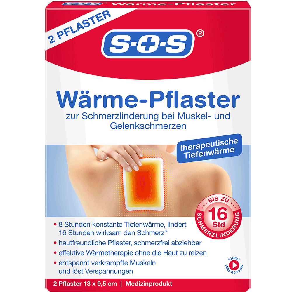 Bild: SOS Wärme-Pflaster - therapeutische Tiefenwärme 
