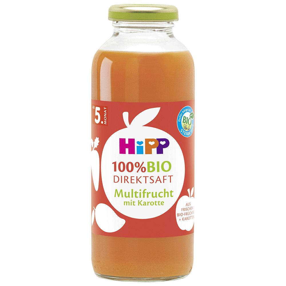 Bild: HiPP Bio Direkt Saft Multifrucht mit Karotte 