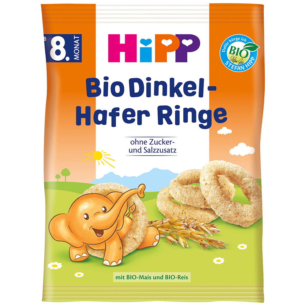 Bild: HiPP Bio Dinkel Hafer Ringe 