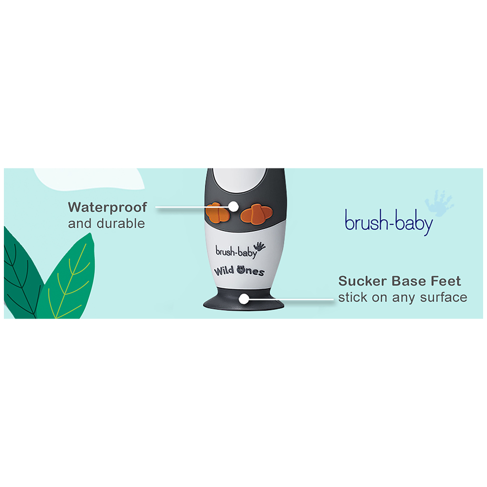 Bild: brush-baby Wild Ones Wiederaufladbare Elektrische Zahnbürste Percy Pinguin 