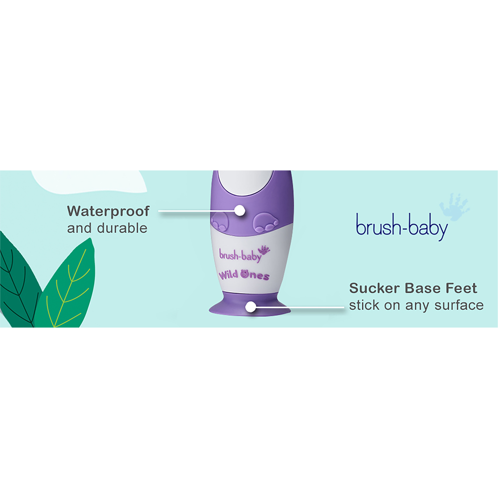 Bild: brush-baby Wild Ones Wiederaufladbare Elektrische Zahnbürste Holly Hippo 