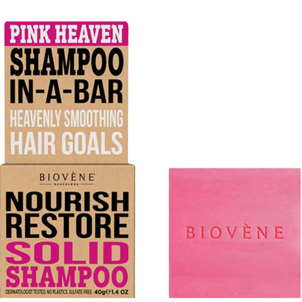 Bild: Biovene Festes Shampoo Pink Heaven 