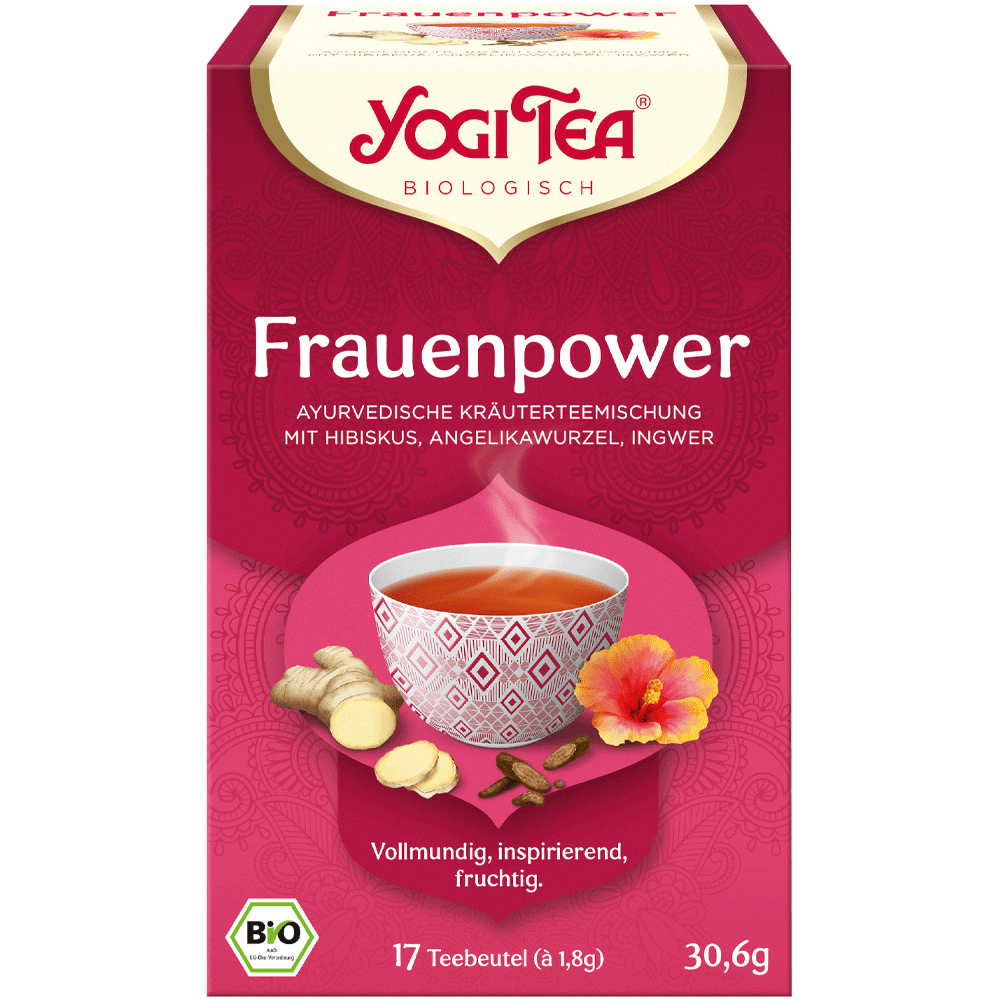 Bild: Yogi Tea Frauenpower Tee 