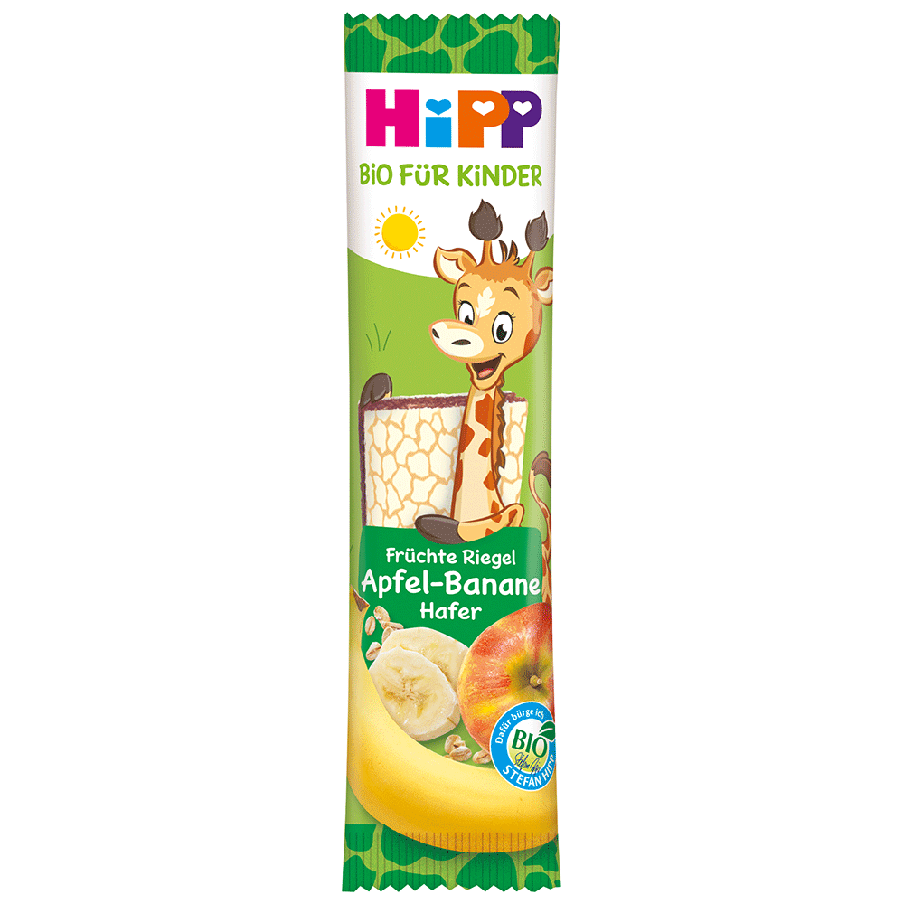 Bild: HiPP Früchte Riegel Apfel Banane Hafer 