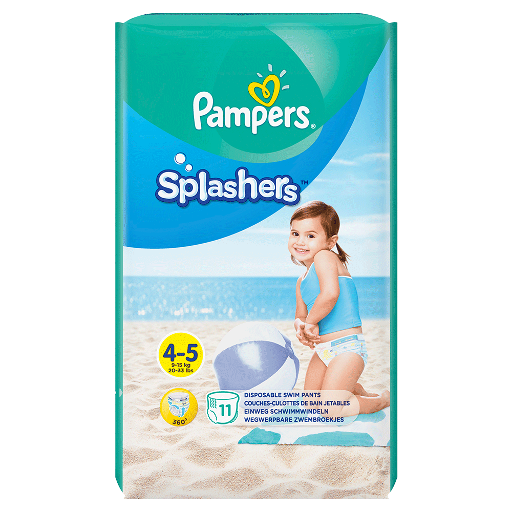 Bild: Pampers Splashers Größe 4-5, 9-15kg 