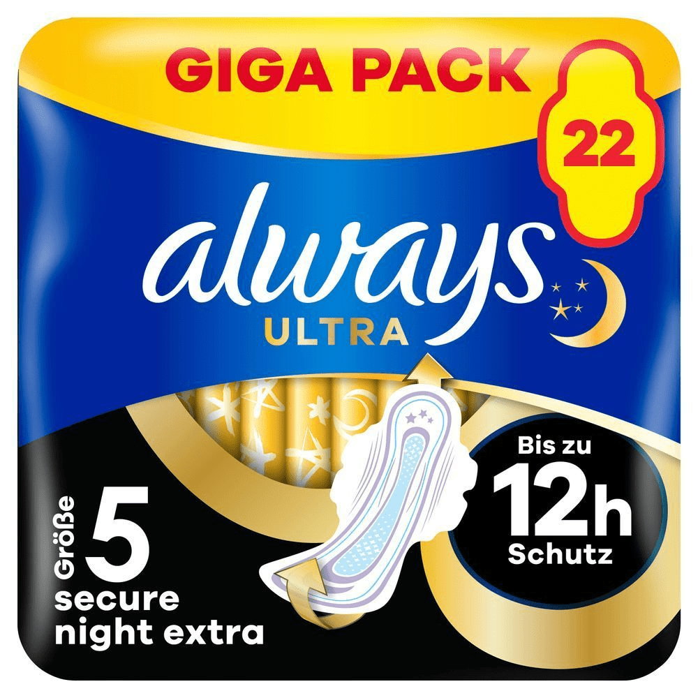 Bild: always Ultra Damenbinden Secure Night Extra 
