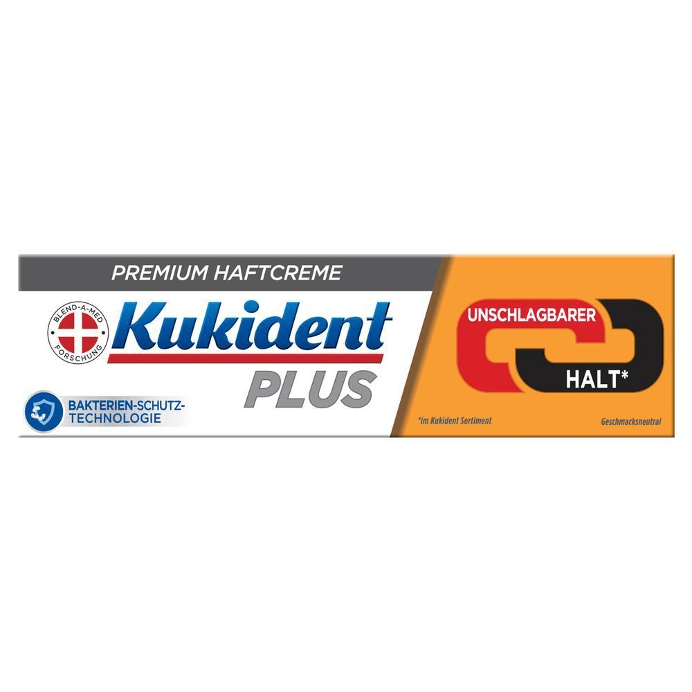 Bild: Kukident Plus Unschlagbarer Halt Premium Haftcreme 