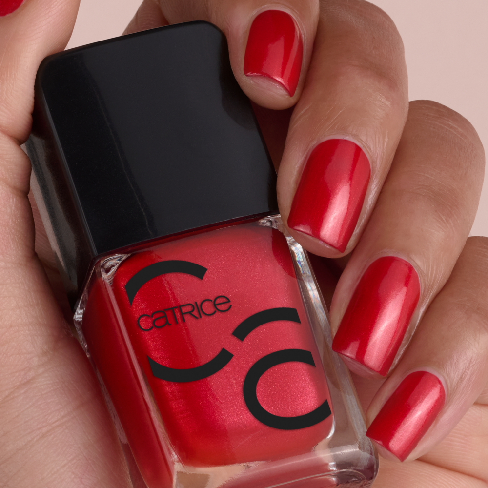 Bild: Catrice ICONAILS Gel Lacquer Nagellack say it in red