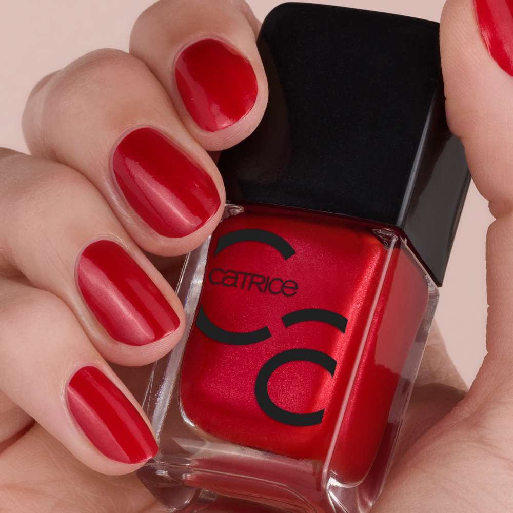 Bild: Catrice ICONAILS Gel Lacquer Nagellack say it in red