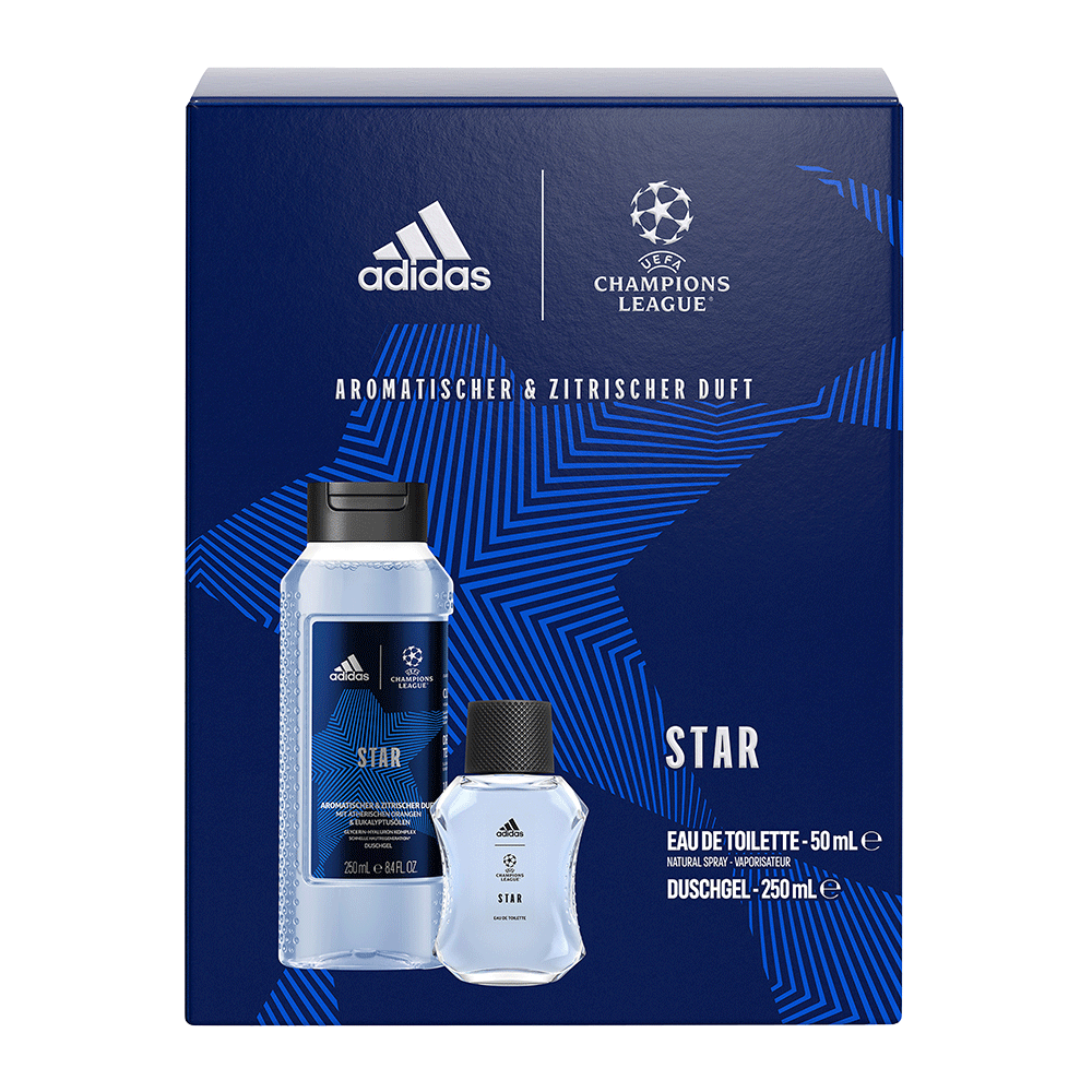 Bild: adidas UEFA Champions League Geschenkset Eau de Toilette 50 ml + Duschgel 250 ml 