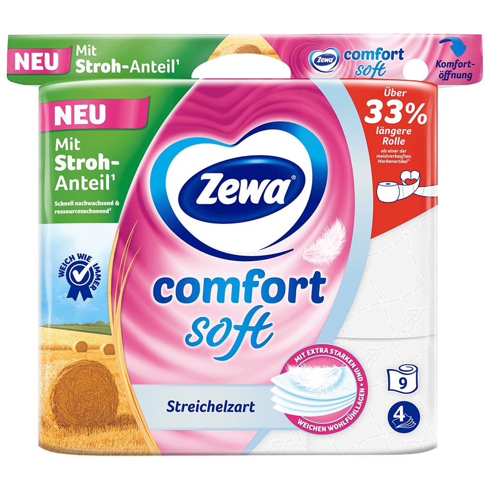 Bild: Zewa Comfort Soft Toilettenpapier 