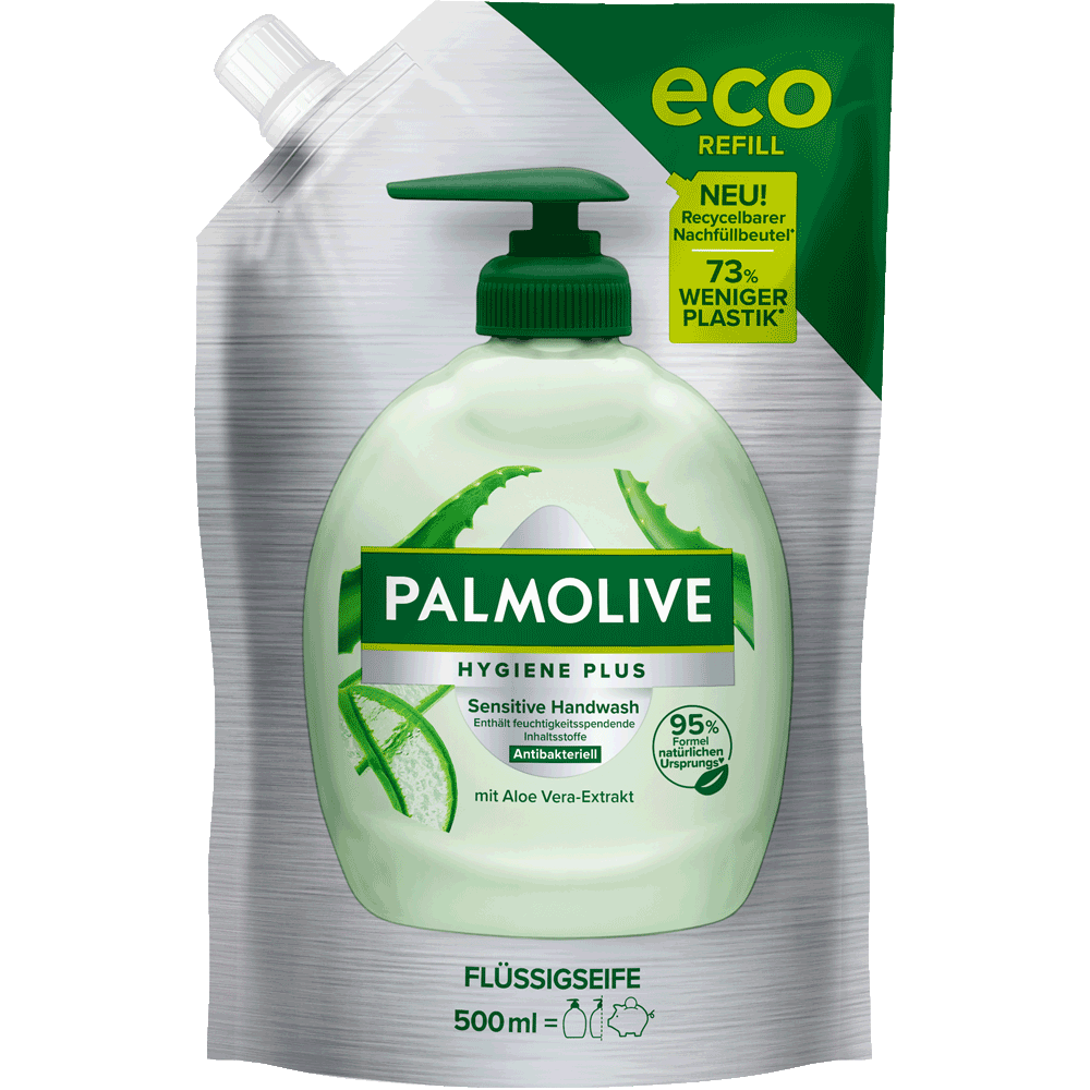 Bild: Palmolive Hygiene Plus Flüssigseife Sensitive Nachfüllung 