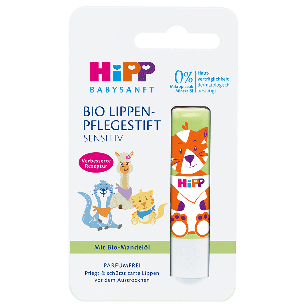 Bild: HiPP Babysanft Bio Lippen Pflegestift Sensitiv 