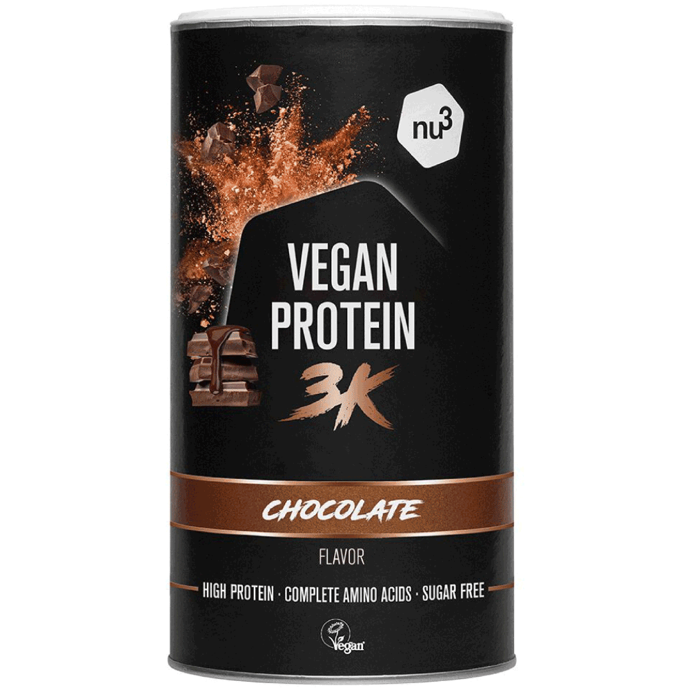 Bild: NU3 Vegan Protein 3K Shake Chocolate 